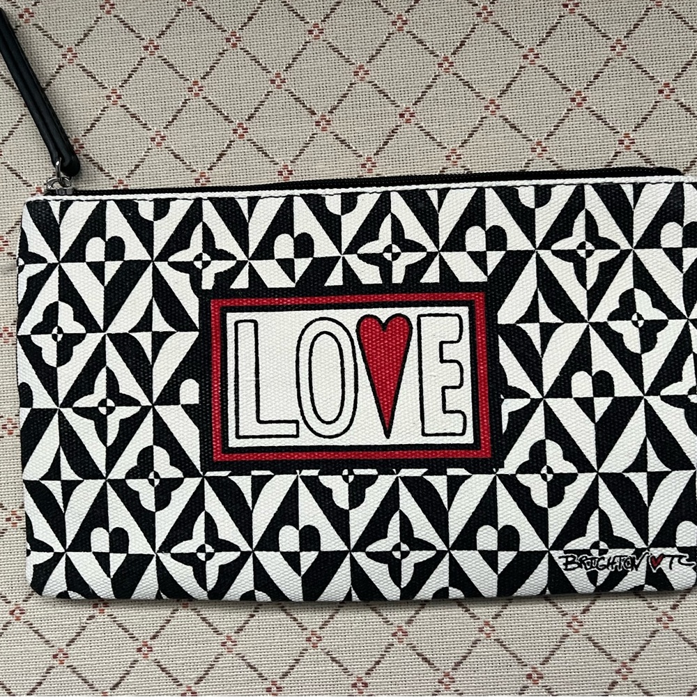 New Brighton Love Zippered Pouch Cosmetic Bag